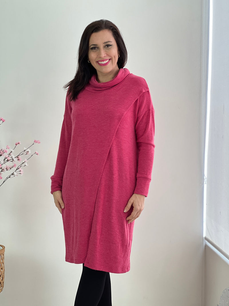 Whitney Pink Knit Dress