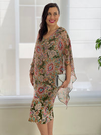Wren Paisley Event Dress