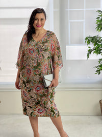Wren Paisley Event Dress