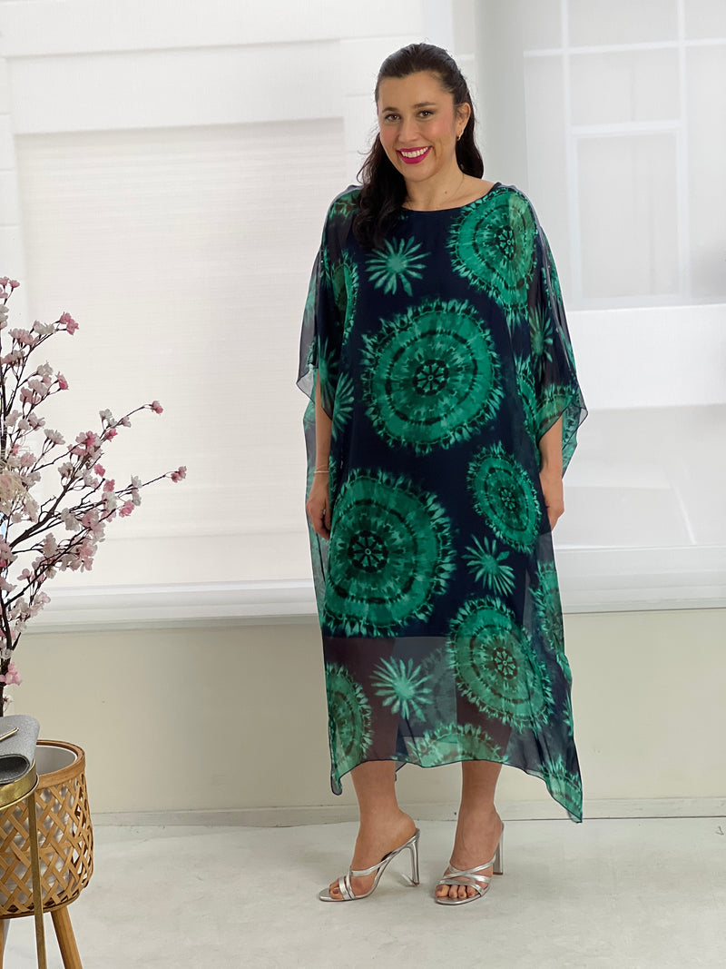 Diana Sequin Silk Dress