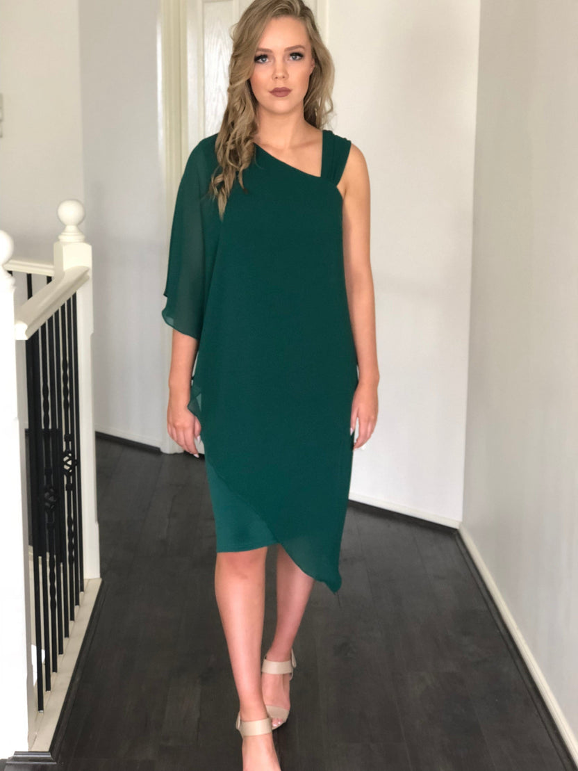 Ariel Emerald Evening Dress – Dressxox