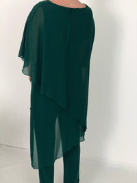 Four Girlz DRESSES Cara Emerald Elegant Jumpsuit