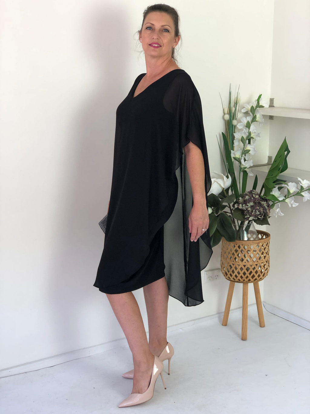 Helena Black Evening Dress – Dressxox