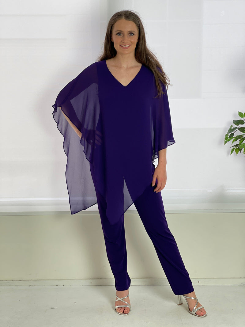 Four Girlz Separates 10 Juno Purple Jersey Pants