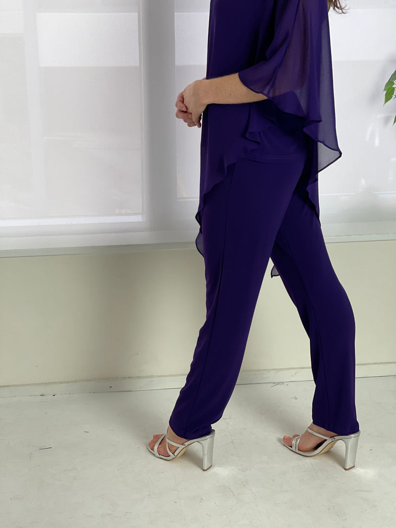 Four Girlz Separates Juno Purple Jersey Pants