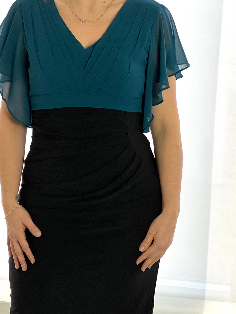 Gindie Teal Evening Dress