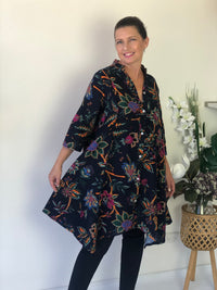 Hourglass DRESSES Tulum Paradise Shirt Dress