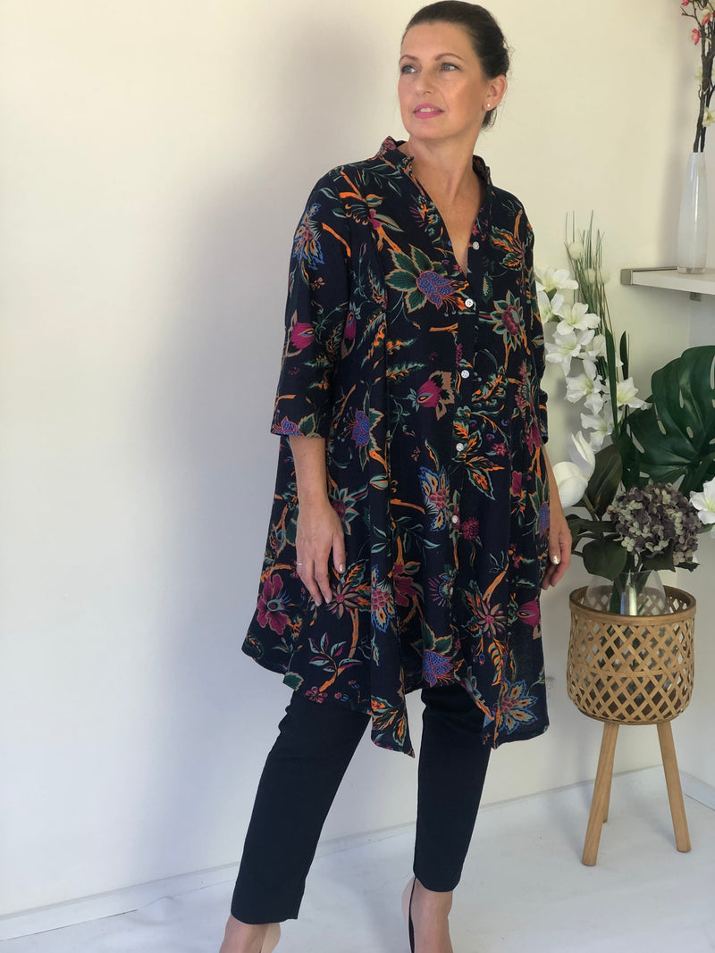 Hourglass DRESSES Tulum Paradise Shirt Dress