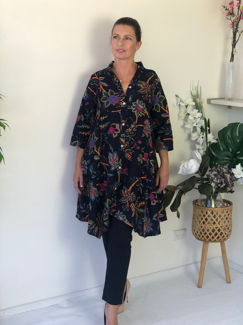 Hourglass DRESSES Tulum Paradise Shirt Dress