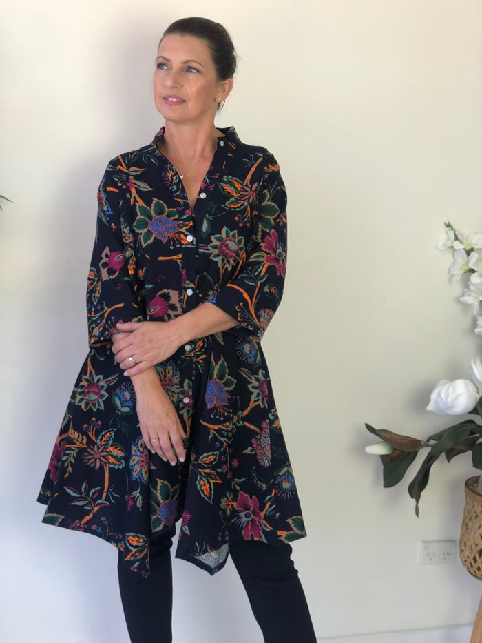 Hourglass DRESSES Tulum Paradise Shirt Dress