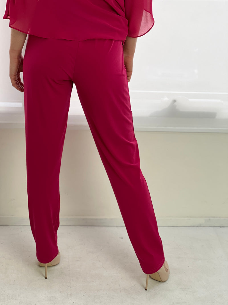 Juno Fuchsia Jersey Pants