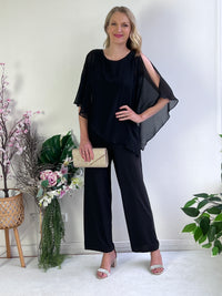 Kaden Black Stretch Jumpsuit