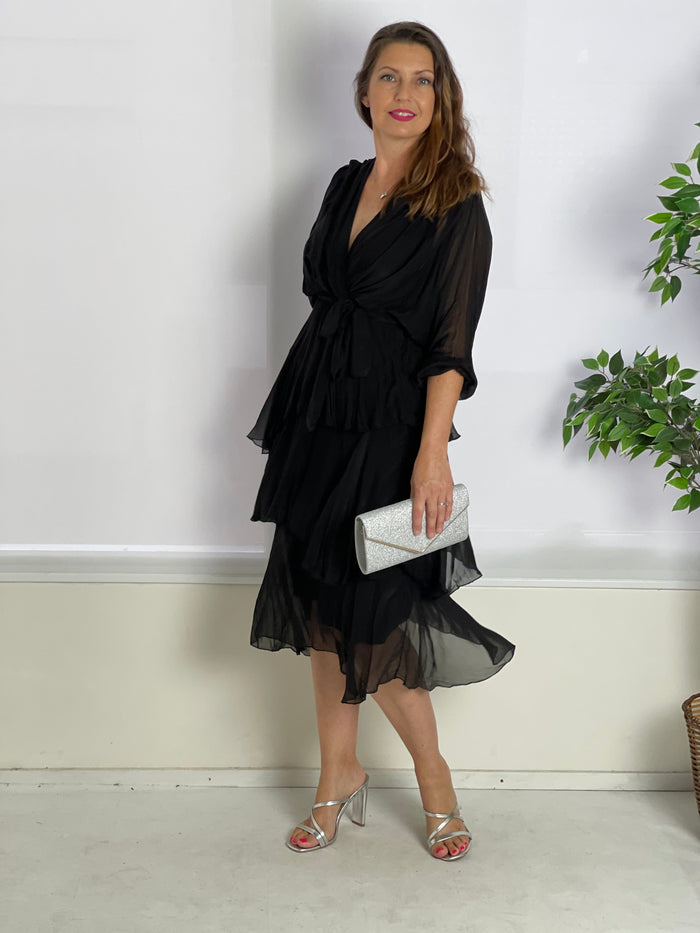 La Strada DRESSES S/12 Desaily Black Silk Dress