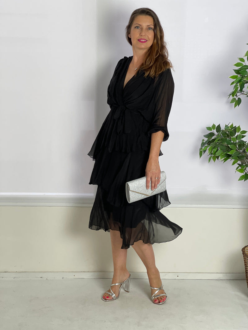 La Strada DRESSES S/12 Desaily Black Silk Dress