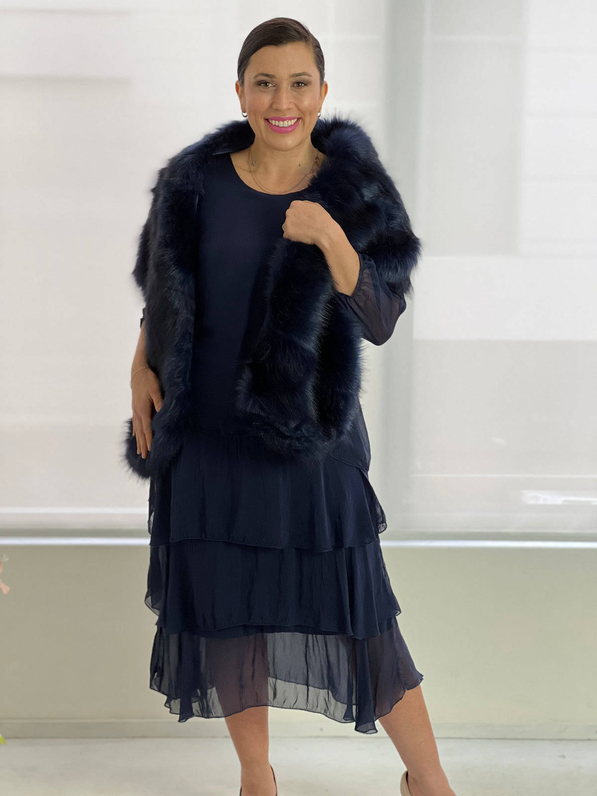 Xissi Faux Fur Shawl