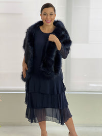 Xissi Faux Fur Shawl