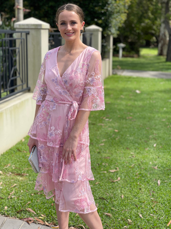 Miss Anne DRESSES Carina Blush Evening Dress