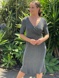Miss Anne DRESSES Cubana Charcoal Event Dress