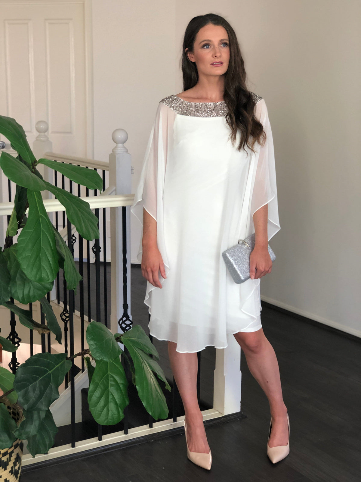 Miss Anne DRESSES Etan Ivory Evening Dress