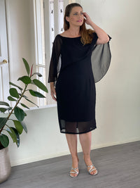 Miss Anne DRESSES Mua Black Evening Dress