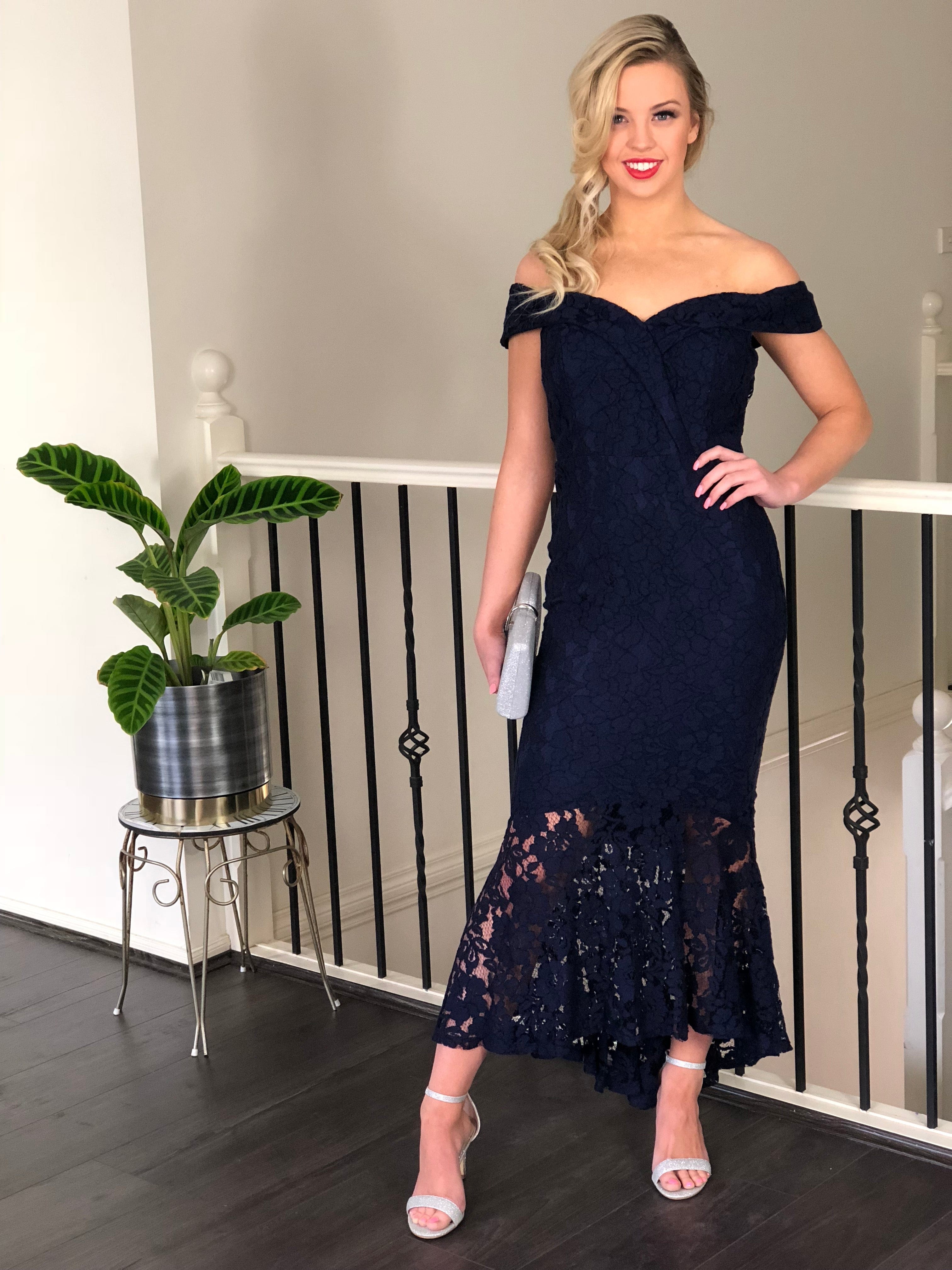 Onan Navy Evening Gown