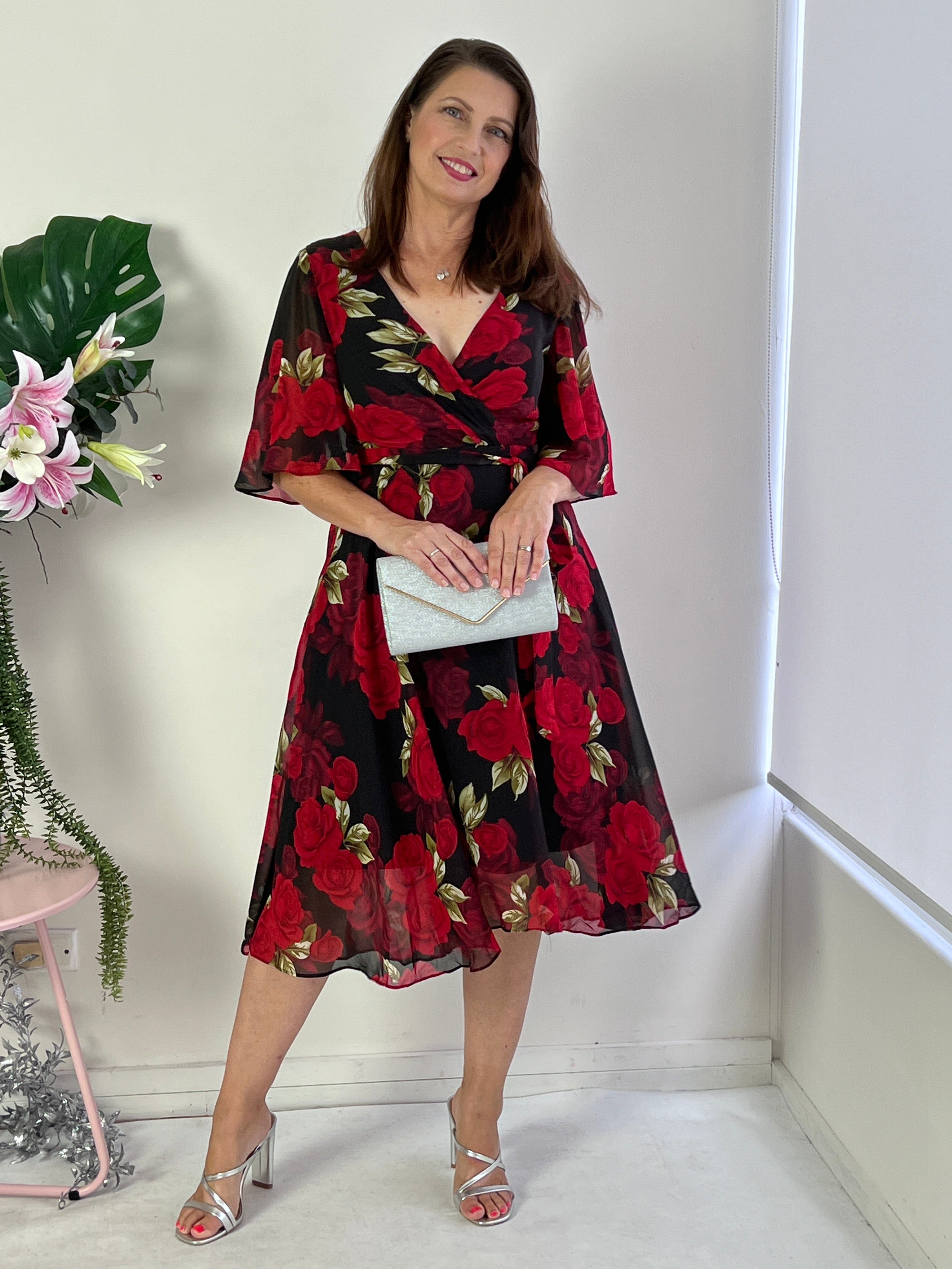 Simone floral vintage clearance dress