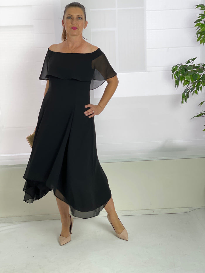 Miss Anne DRESSES 12 Sonya Black Event Dress