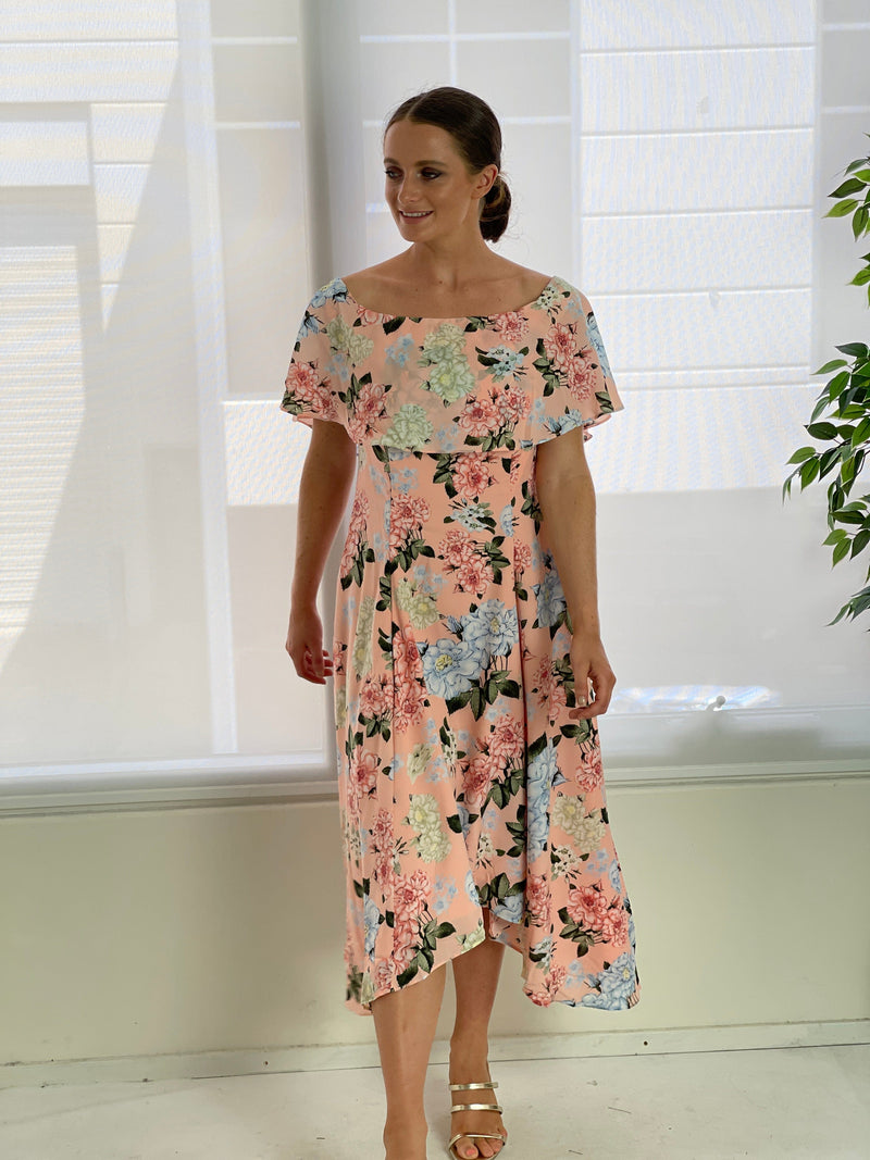 Miss Anne DRESSES 10 Sonya Blush Blossom Dress