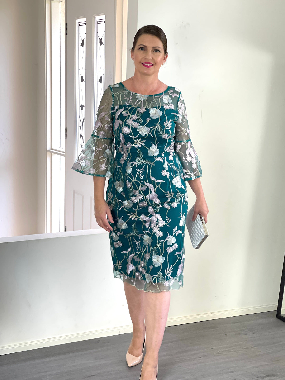 Miss Anne DRESSES Tearose Emerald Evening Dress