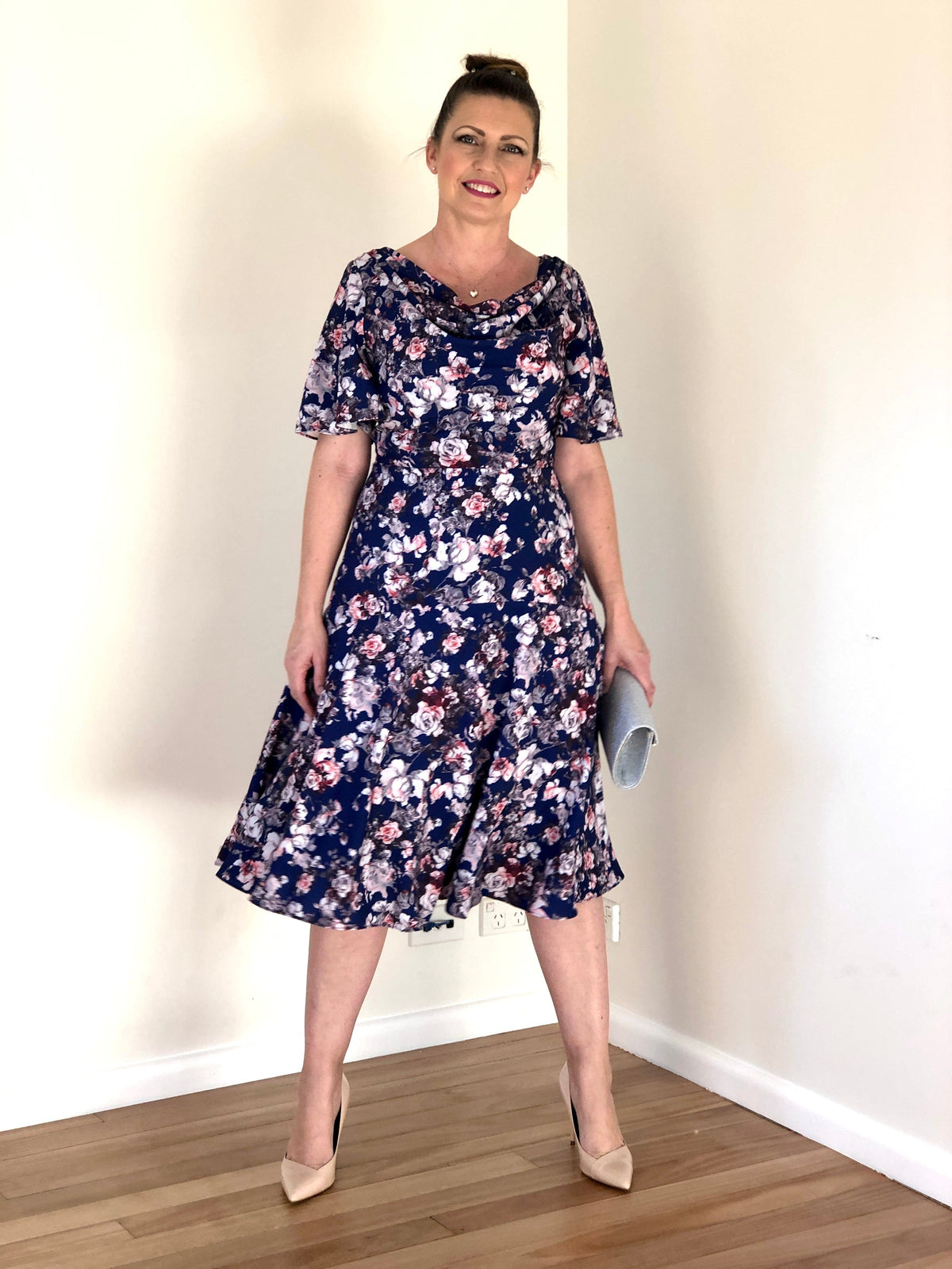 Miss Anne DRESSES 10 Torrens Midnight Floral Dress