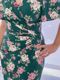 Miss Anne DRESSES Valrey Emerald Evening Dress