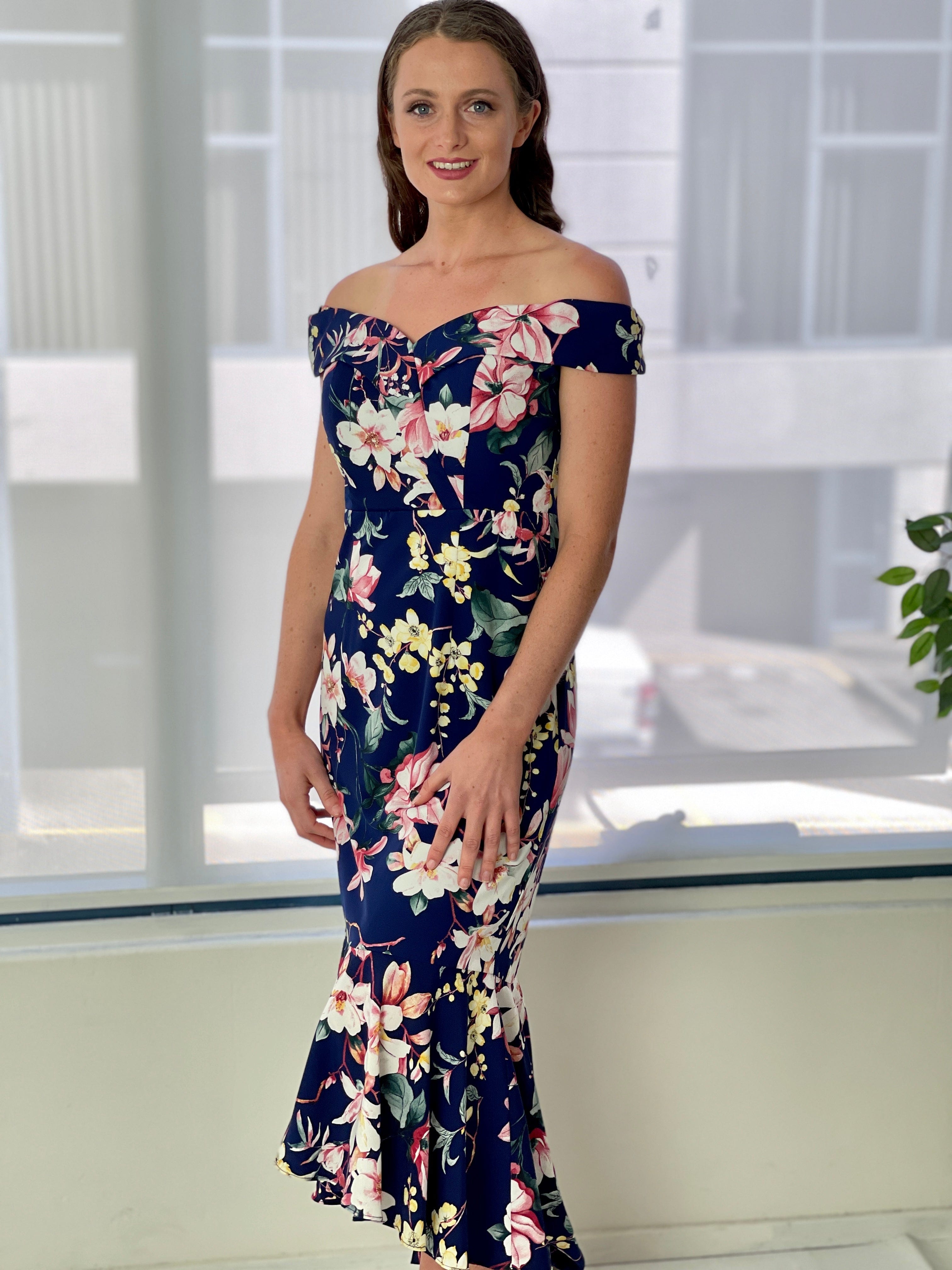 Wanda Blossom Evening Dress