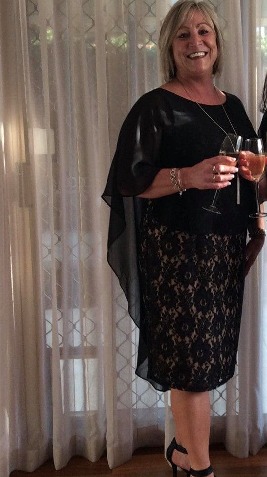 Miss Anne DRESSES Yoren Black Goddess Lace Evening Dress