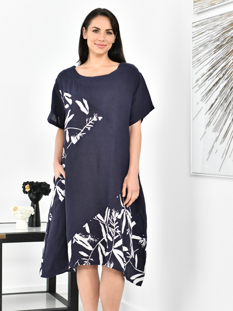 Reese Midnight Linen Dress