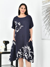 Reese Midnight Linen Dress