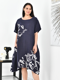Reese Midnight Linen Dress