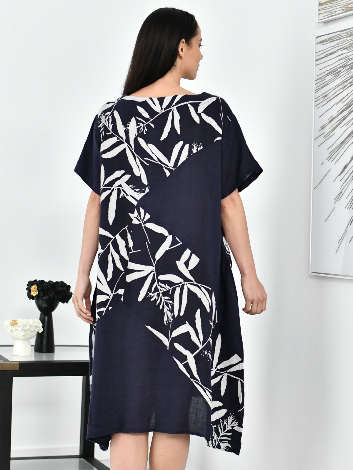 Reese Midnight Linen Dress