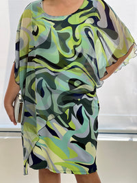 Renta Swirl Event Dress