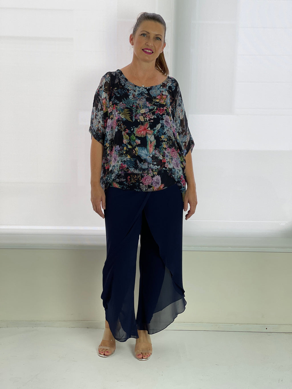 Boola Navy Layered Pants – Dressxox