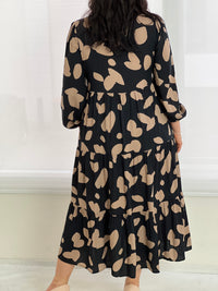 Sylvia Black Splotch Bamboo Dress