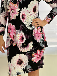 Valkyrie Pink Floral Layered Dress